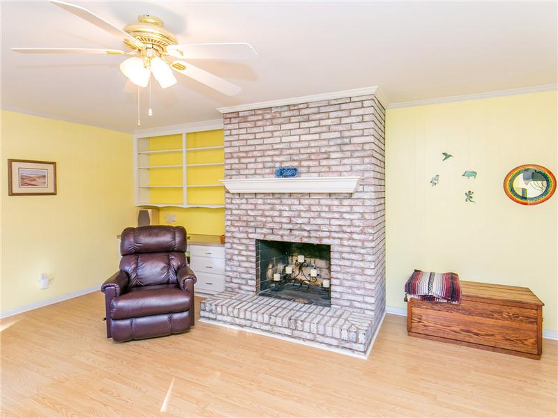 Fireplace in the Family Room