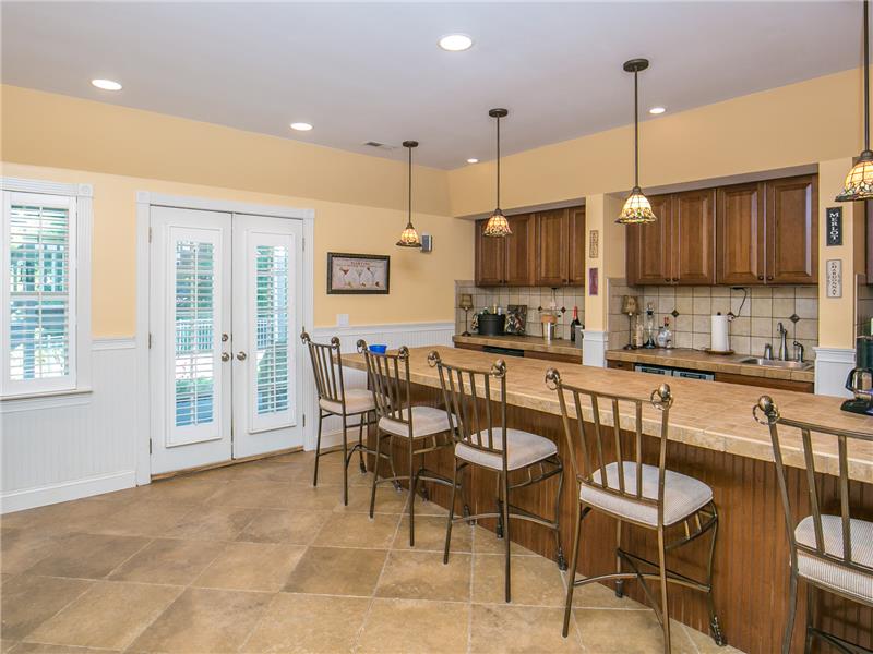 Wet Bar in Lower Level
