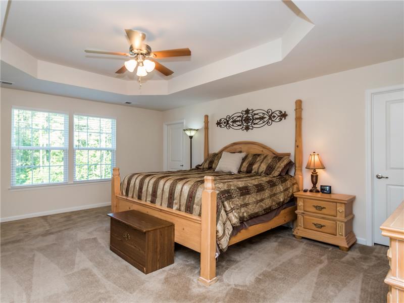 MASTER BEDROOM WITH TREY CEILING
