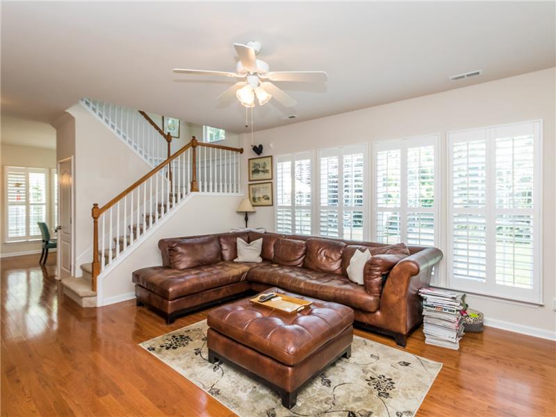 All Wood Flooring on the First Floor