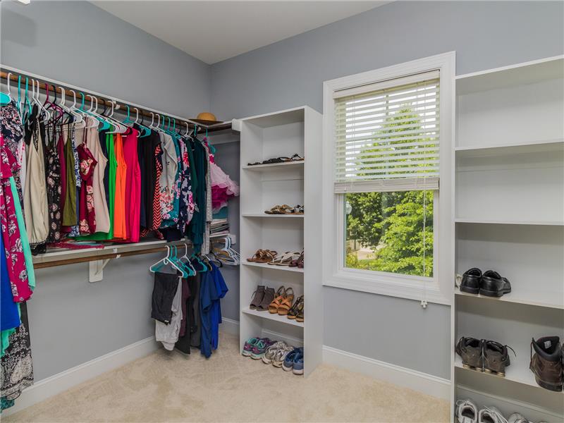 Ohhhhh Look at Those Built-Ins in the Master Closet!