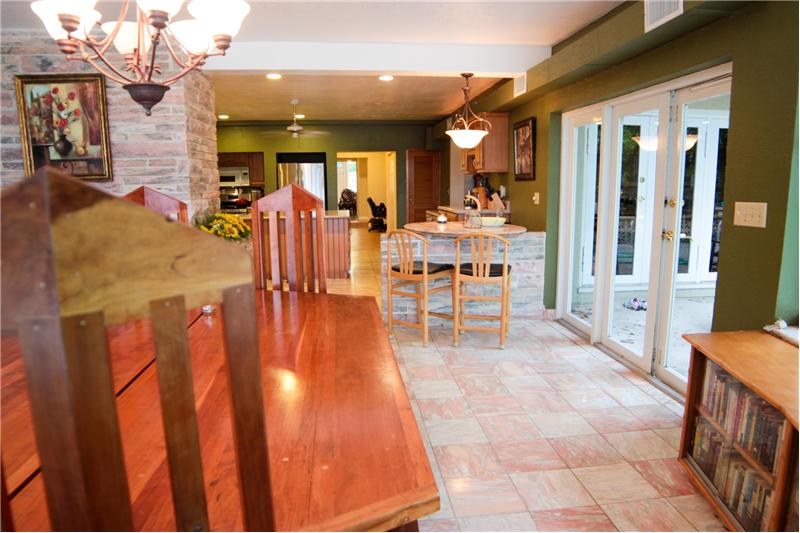Dining room looking towards kitchen