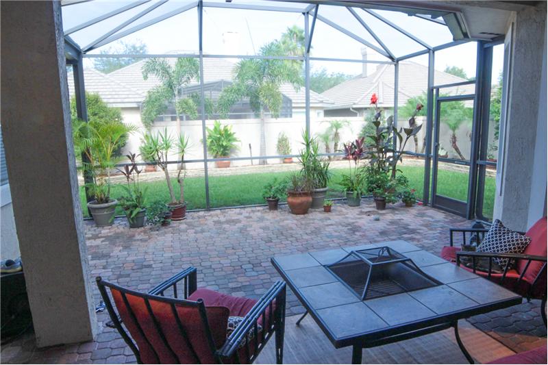 Screened in patio