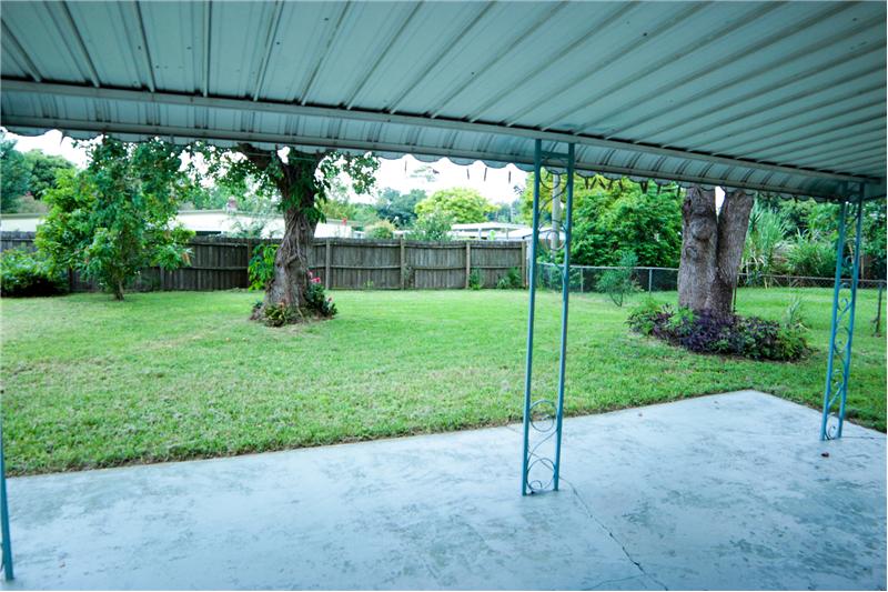 Covered patio 