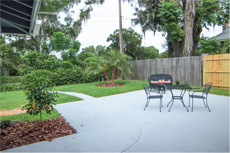 Back patio