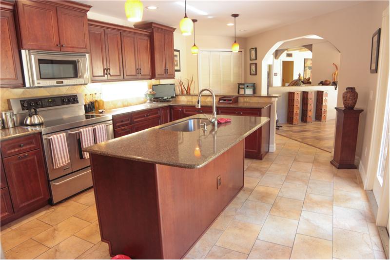 Remodeled kitchen