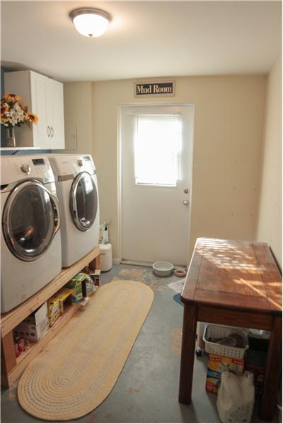 Indoor utility room