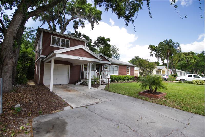 Front exterior from left