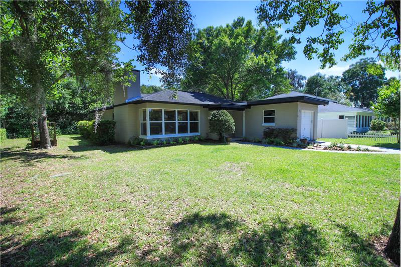 Front exterior from left