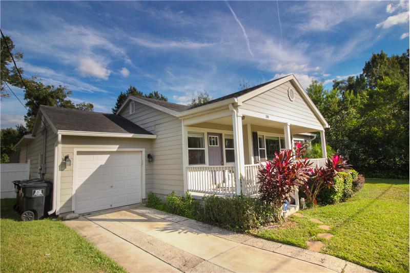 Front exterior from left