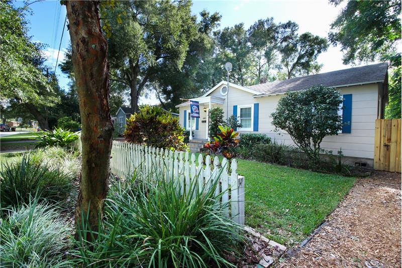 Front exterior from left