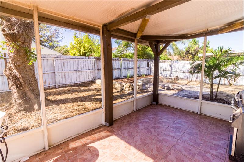 Screened in patio