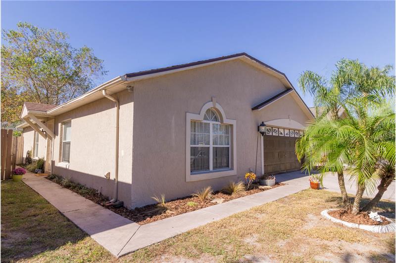 Front exterior from left