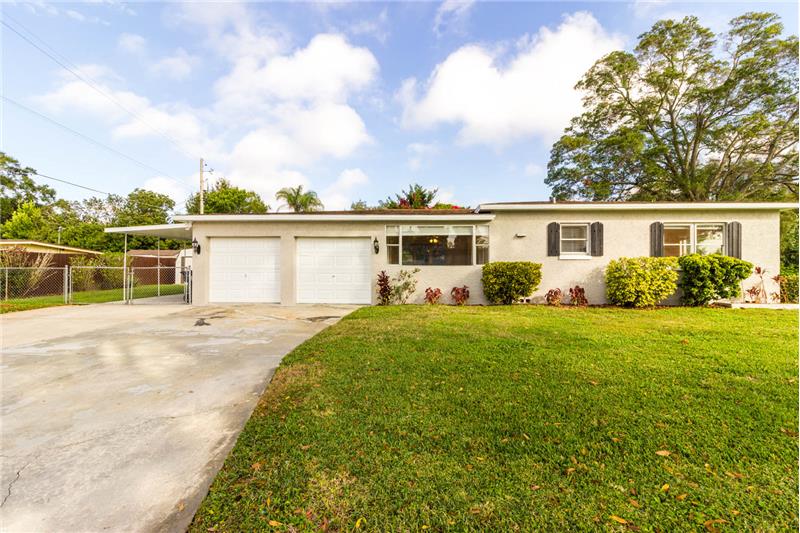 Front exterior from the left