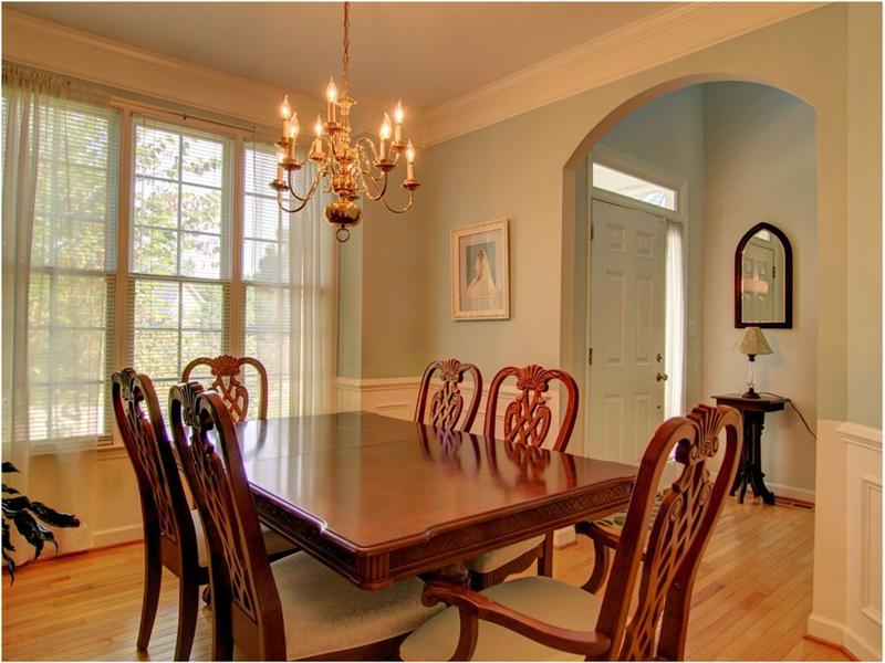 Beautiful Dining Room Apex NC Homes for Sale with Large Yard