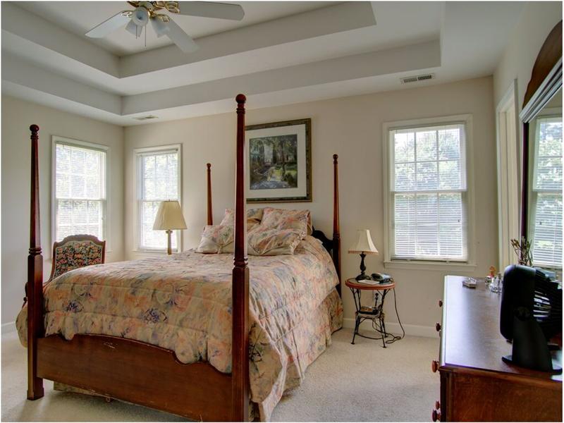 Master Suite with Trey Ceiling Apex NC Homes for Sale with Large Yard