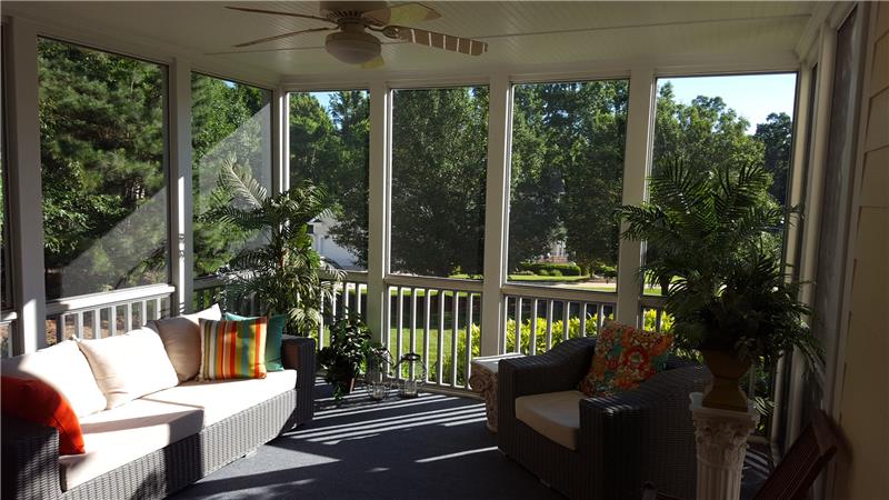 Screen Porch with Sunlight Find Homes for Sale in Apex NC