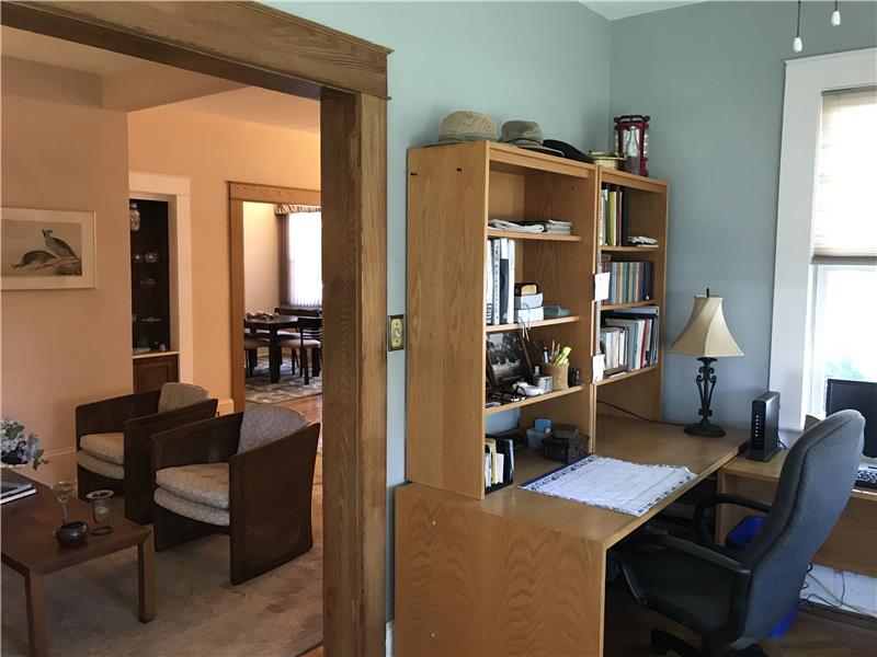 Sun Room and entrance to Living Room.