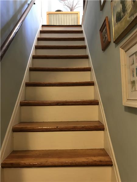 Stairs to second floor.