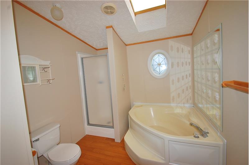 Shower & Seperate Soaking Tub