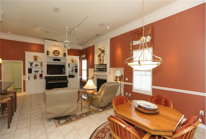 Look at the great room!  What a wonderful home to entertain in!