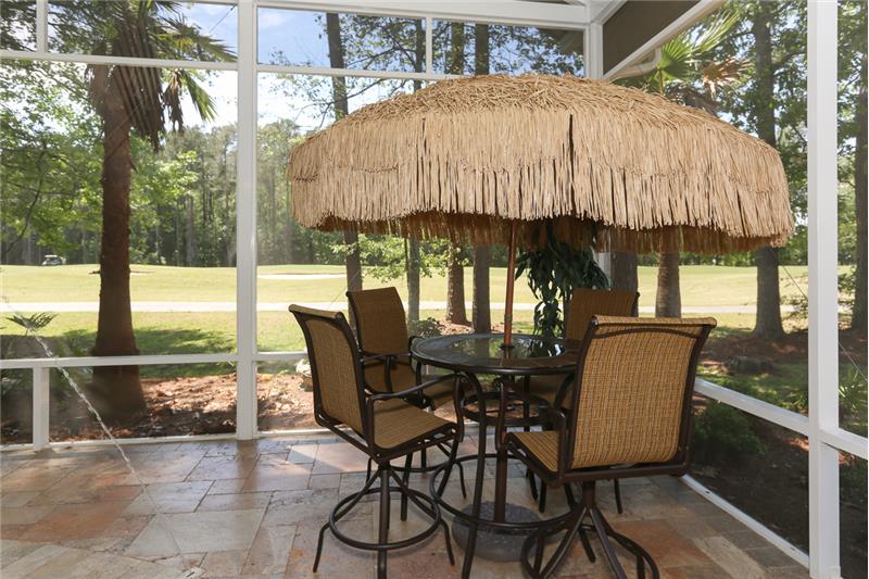 Great place for a pool party or just for you to have an al fresco meal.