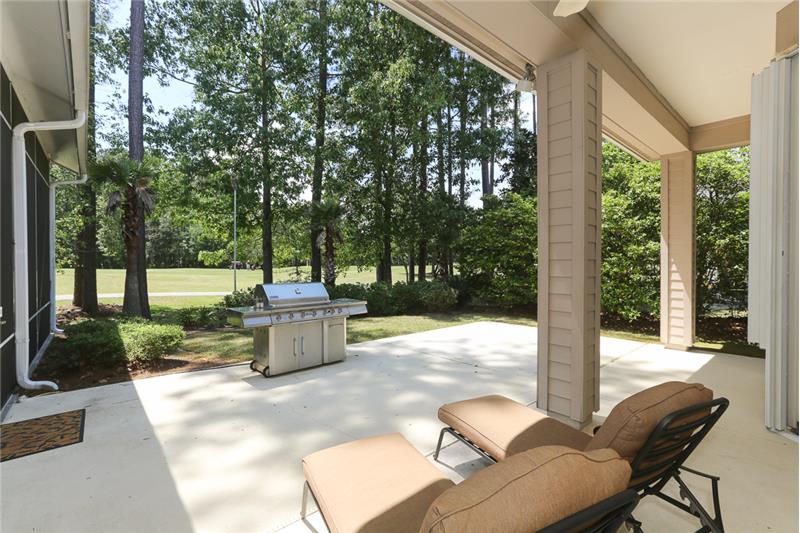 What a great place to sit and enjoy the outdoors--even if it rains!
