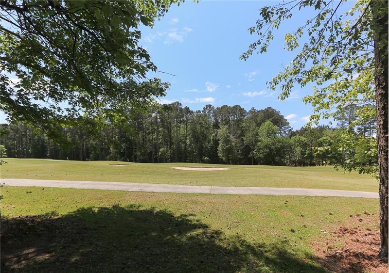 Golf to protected woods--what a view!!! Come to see it and BUY it!