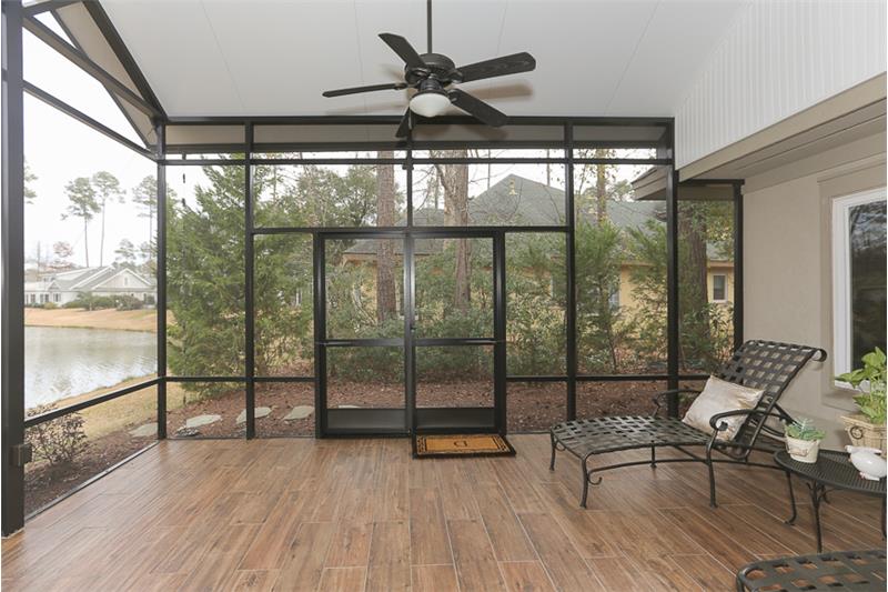 Terrific lanai with newly tiled floors