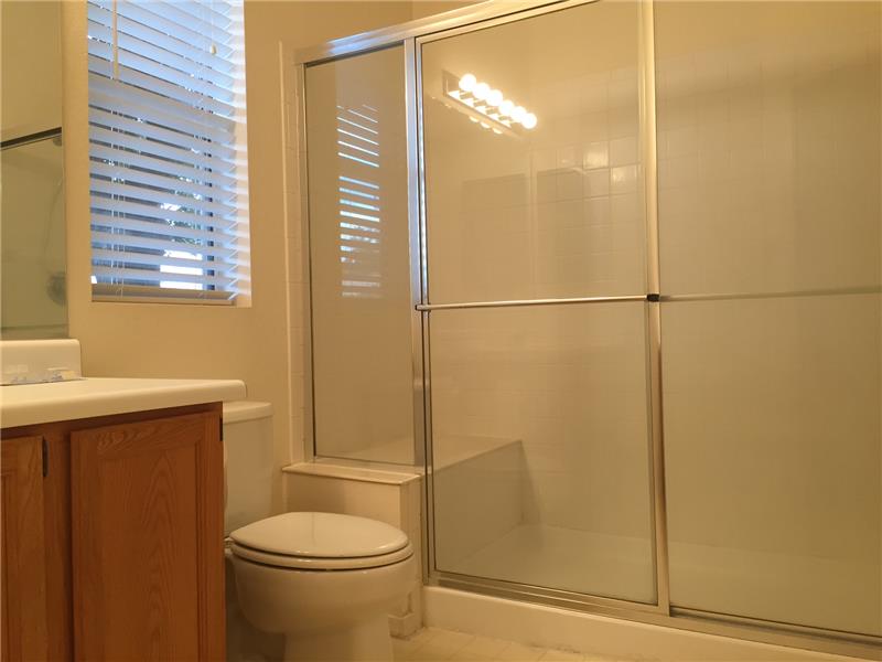 Over-sized Walk-In-Shower in Guest Bath
