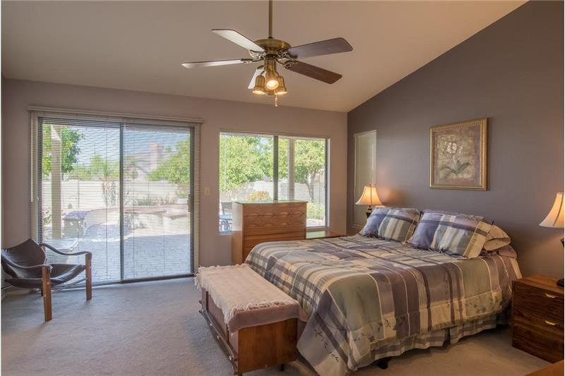 Spacious Master Suite with Slider to Backyard Oasis!
