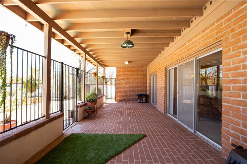 Full Length Covered Patio