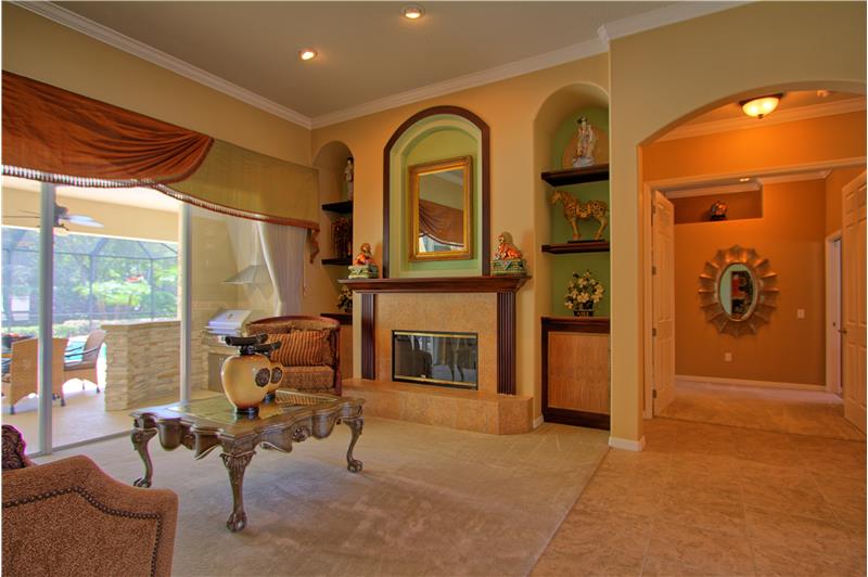 5003 Waydale Lane Tampa, FL 33647_Formal Living with View of Master Bedroom Entry