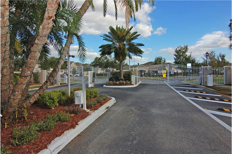 Saddle Creek Manor TH Community Entry Gate