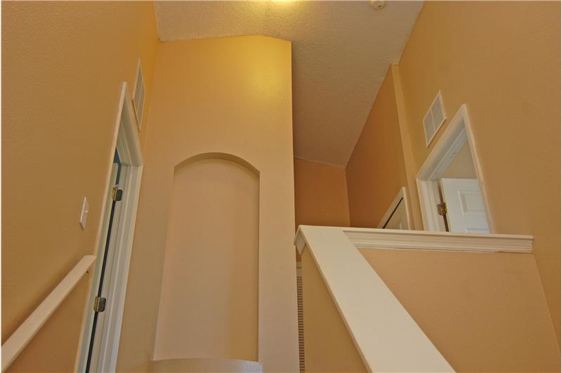 3350 Broken Bow Dr Land O' Lakes, FL 34639 - Stairwell to Upstairs
