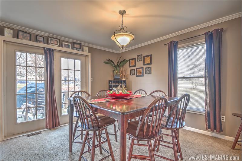 French Doors Lead To The Deck