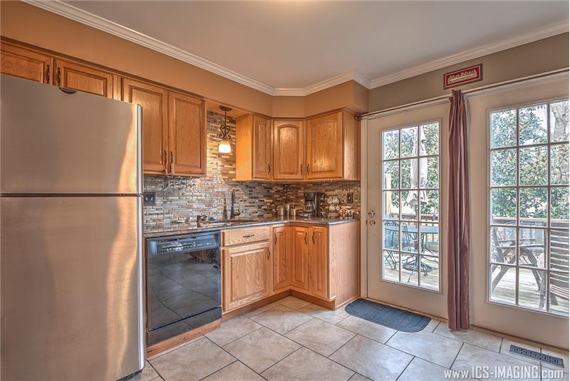 French Doors Lead To The Deck