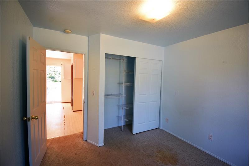 The 3rd bedroom.  Nice sized closet.