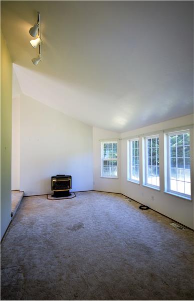 The windows in this home lets it so much natural light.
