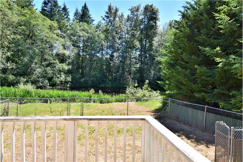 From the deck off the dining room- a perfect place to relax and enjoy a nice cold beverage!
