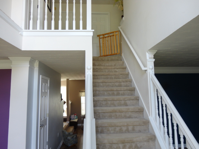 Two story foyer