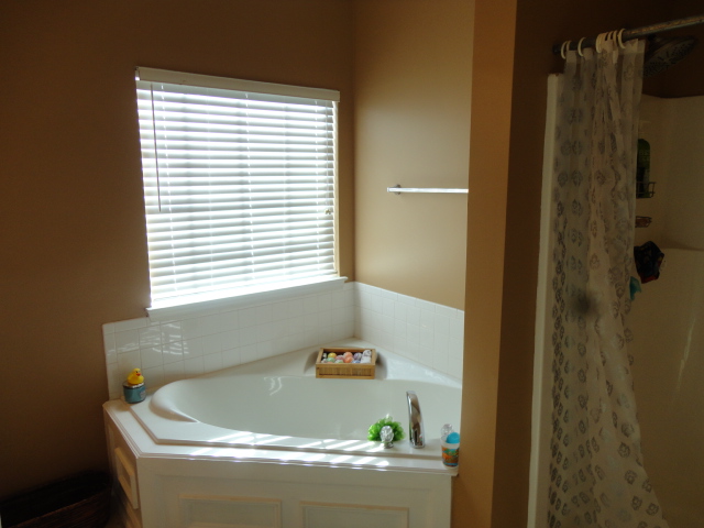 Separate tub and shower
