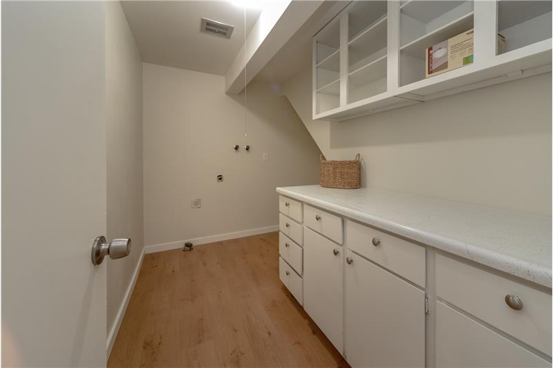 Main floor laundry