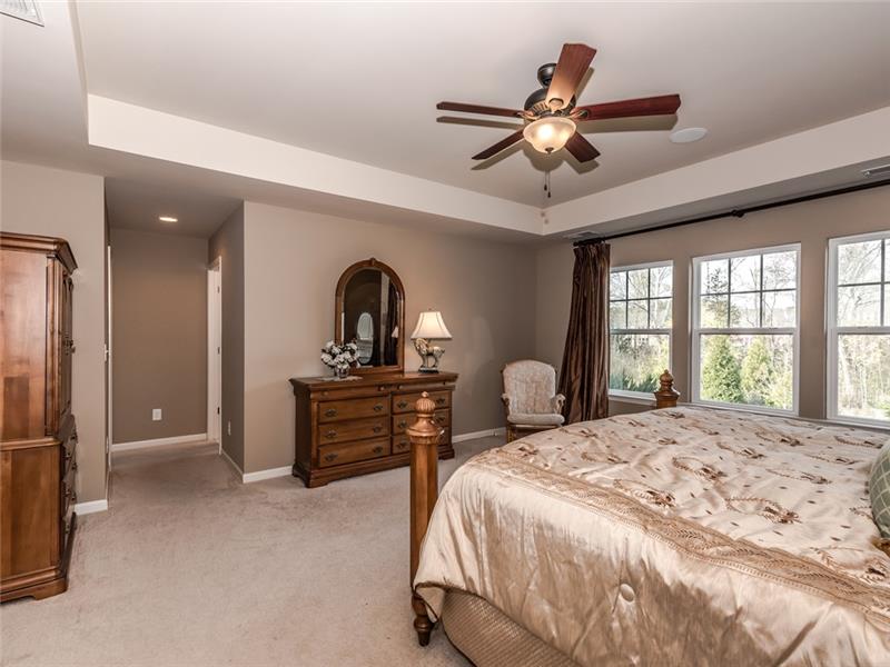 11312 Ardrey Crest Drive: Master Bedroom has room for large dressers/armoire, even a sitting area.