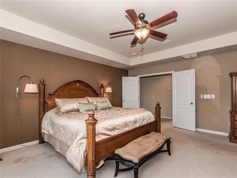 11312 Ardrey Crest Drive: Master bedroom provides plenty of space for king-size bed.