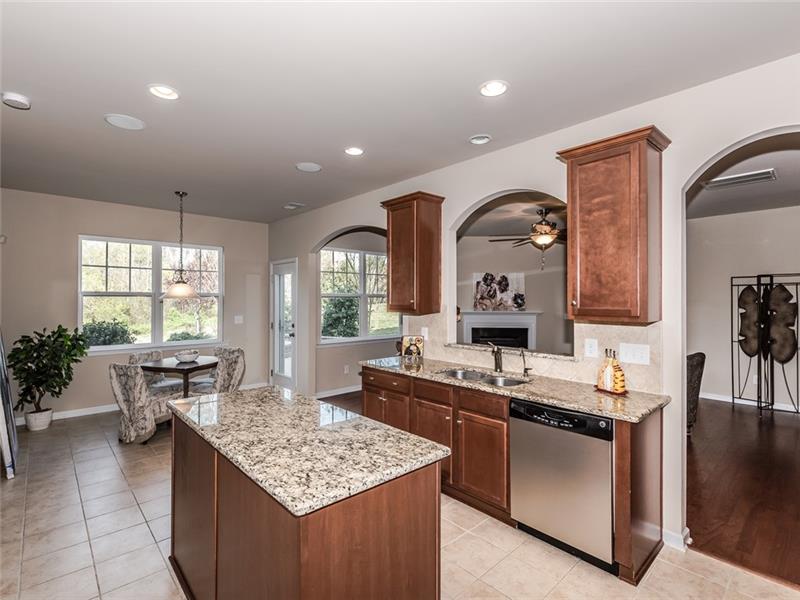 11312 Ardrey Crest Drive: Kitchen provides open sight lines to great room and breakfast area. Plus there's a walk-in pantry.