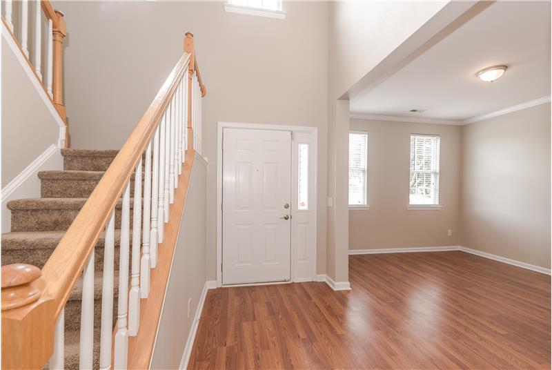 2-story foyer opens to the formal rooms