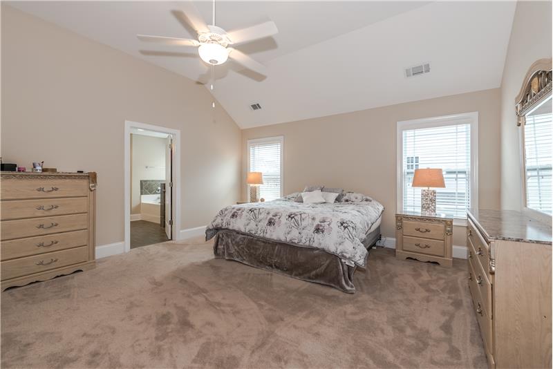 Plenty of space for a king-size bed and large dressers.