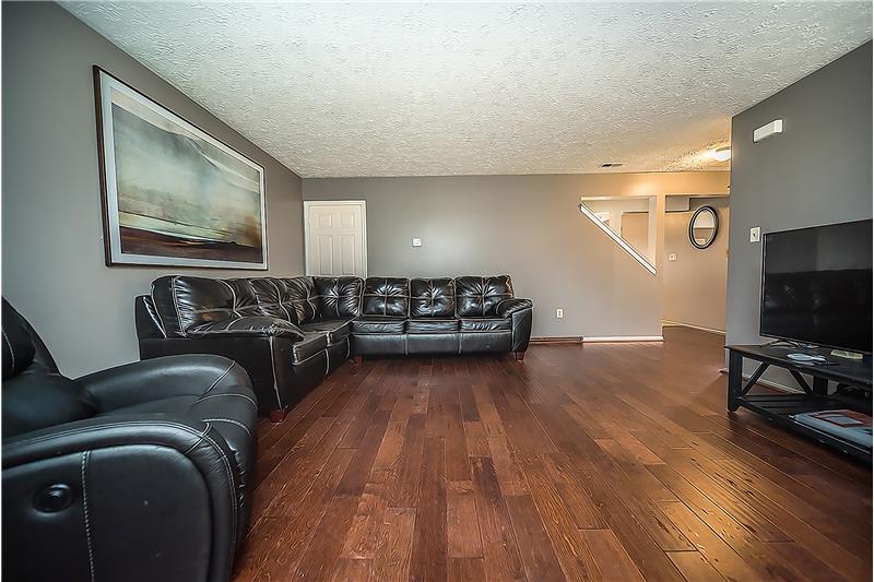 Living Area w/ Hardwood Floor