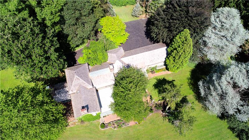 205 Maple Hill Road Aerial View